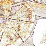 カフェのポストカード