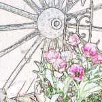 花のポストカード