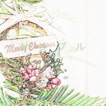 冬をイメージしたポストカード